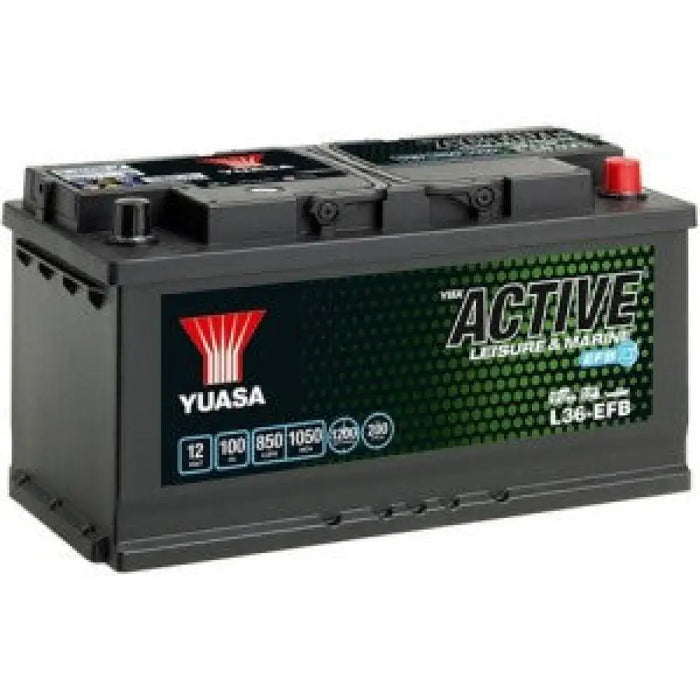 YUASA YBX ACTIVE LEISURE & MARINE EFB 100AH 850A R+