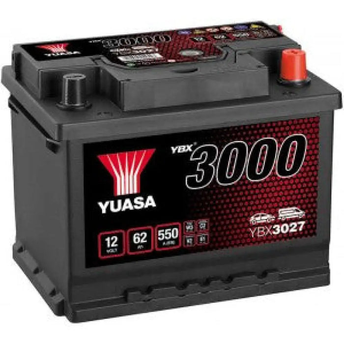 YUASA YBX3000 62AH 550A R+