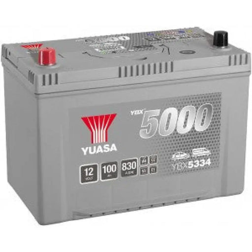 YUASA YBX5000 100AH 830A L+ JIS