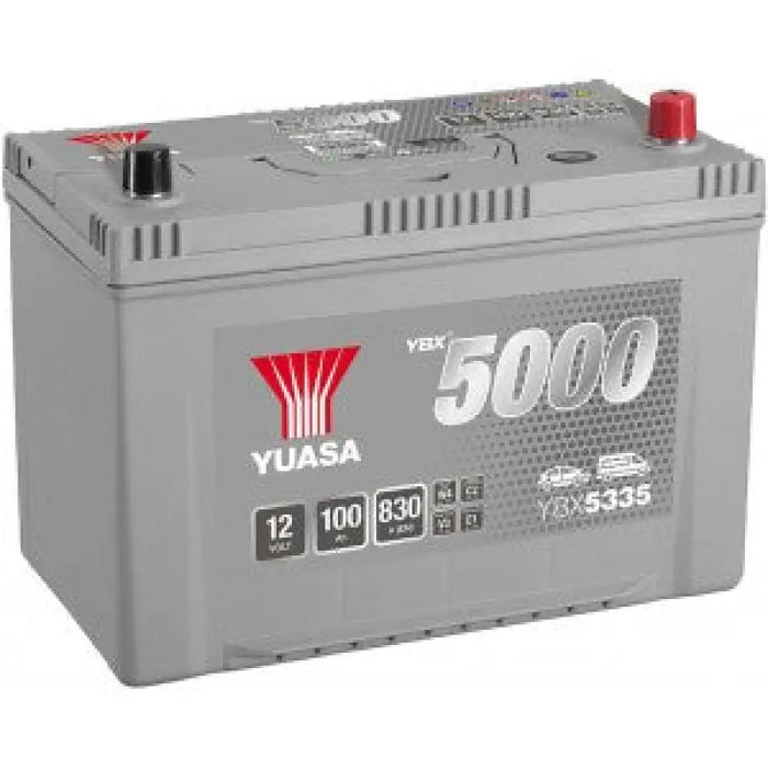 YUASA YBX5000 100AH 830A R+ JIS