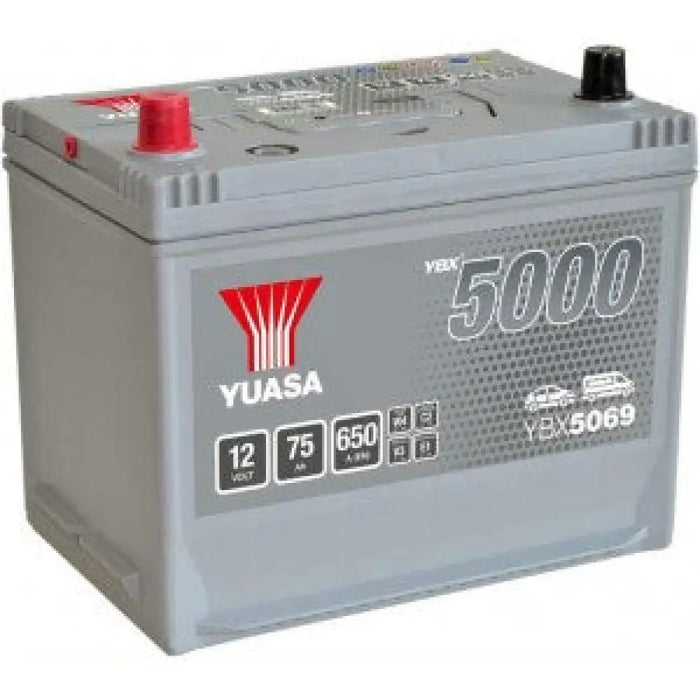YUASA YBX5000 75AH 650A L+ JIS