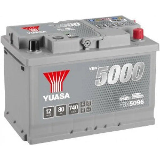 YUASA YBX5000 80AH 740A R+