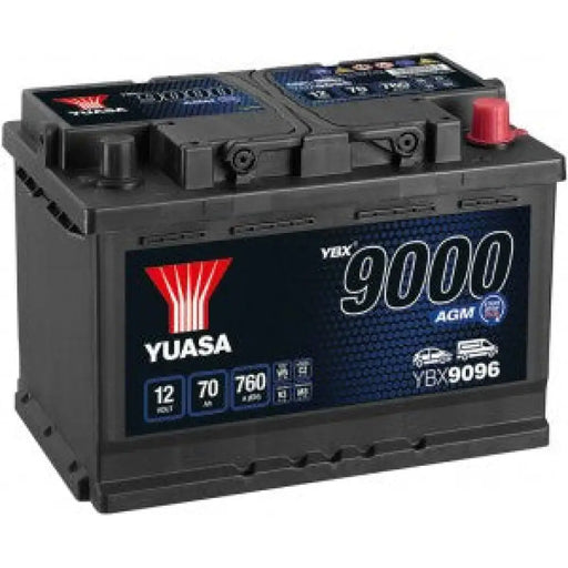 YUASA YBX9000 AGM 70AH 760A R+