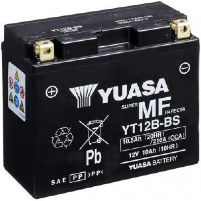 YUASA YT12B-BS 10.5AH 210A L+ AGM