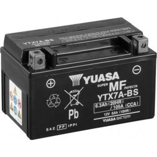 YUASA YTX7A-BS 6.3AH 105A L+ AGM
