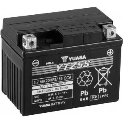 YUASA YTZ5S 3.7AH 65A R+ AGM