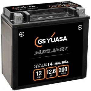 GS YUASA AUXILIARY 12.6AH 200A L+