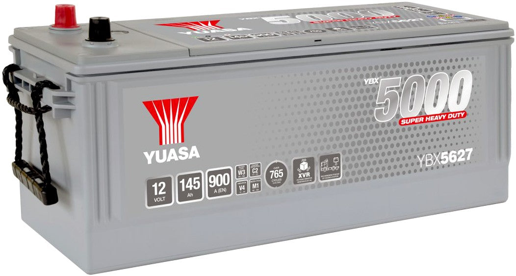 YUASA YBX5000 SUPER HEAVY DUTY 145Ah 900A L+