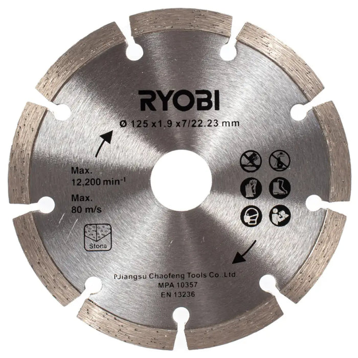 ЪГЛОШЛАЙФ RYOBI RAG800-125TA6 125 мм 800 W