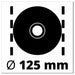 ЪГЛОШЛАЙФ EINHELL TE-AG 125 CE 125 мм 1100 W