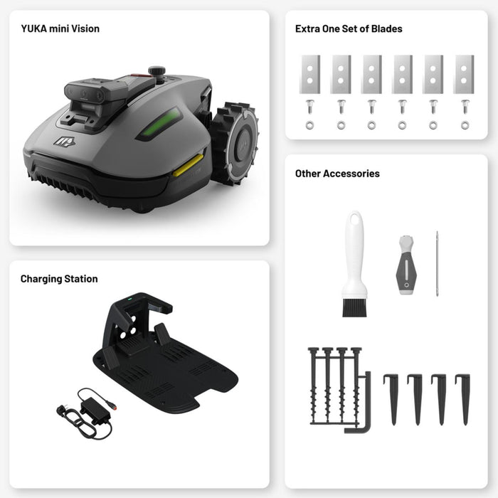 БЕЗКАБЕЛНА КОСАЧКА РОБОТ YUKA MINI 800