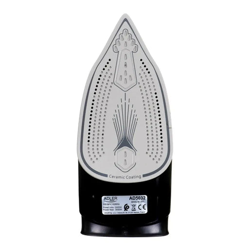 Ютия Adler AD 5032 Суха ютия Керамична гладеща плоча Черно