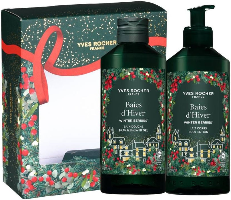 Yves Rocher Baies d'Hiver Комплект - Душ гел и Лосион, 400 + 390 ml