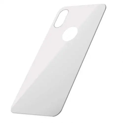 Заден стъклен протектор Baseus за iPhone Xs Max 0.3 mm бял