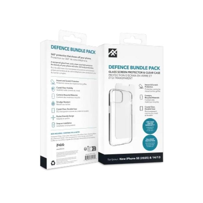 ZAGG IF Defense Bundle Case за iPhone 16e (2025) / 15 / 14