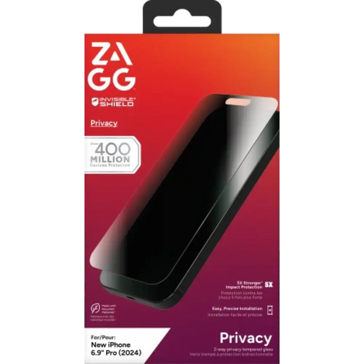 ZAGG InvisibleShield Glass Elite Privacy за iPhone 16 Pro