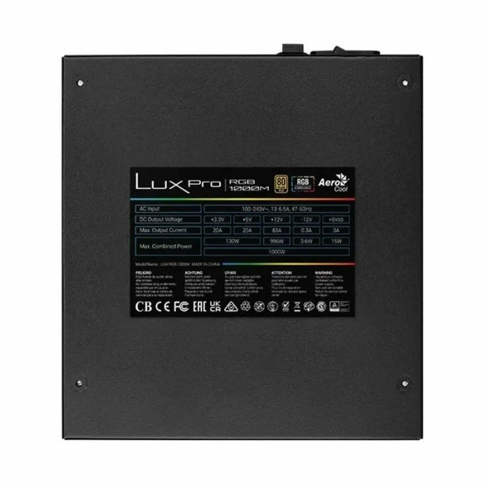 Захранване Aerocool LUXPRORGB1000M ATX 1000 W 80 Plus Gold