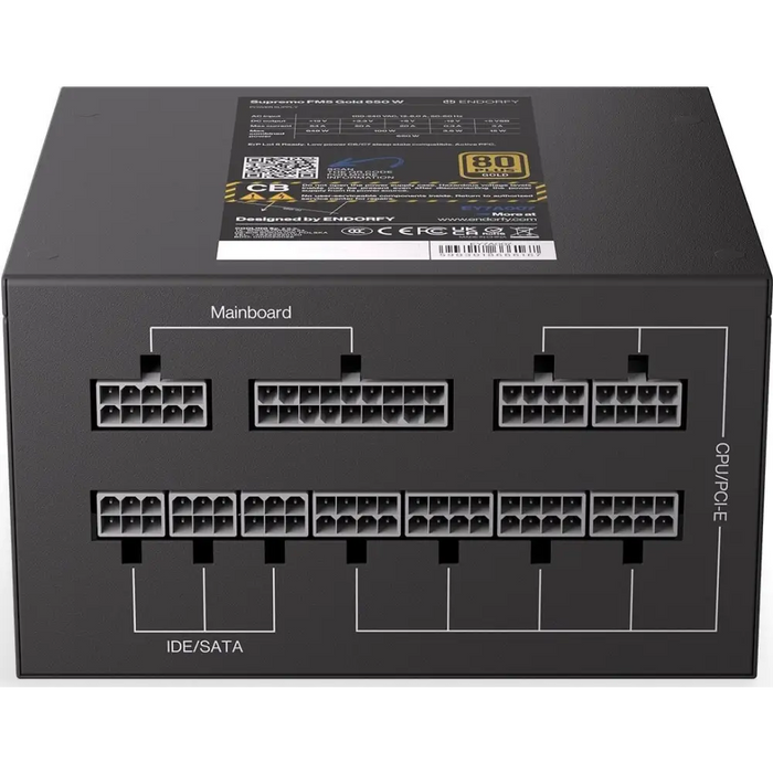 Захранване Endorfy Supremo FM5 Gold 650W (EY7A007)