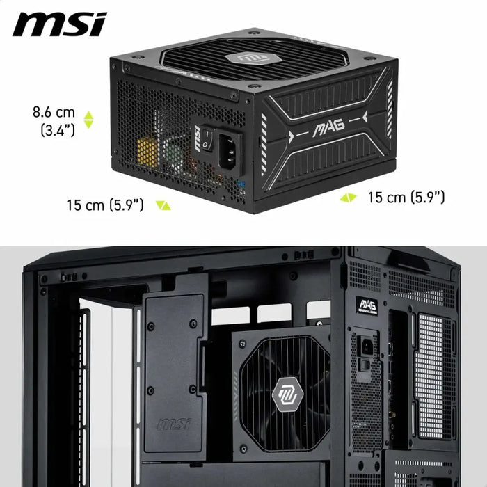 Захранване MSI 306-7ZP1B11-CE0 750 W 80 Plus Gold ATX
