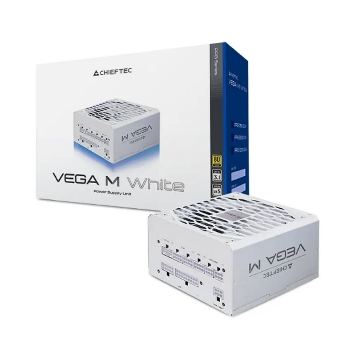 Захранване Chieftec Vega 1000W ATX 3.1 бяло