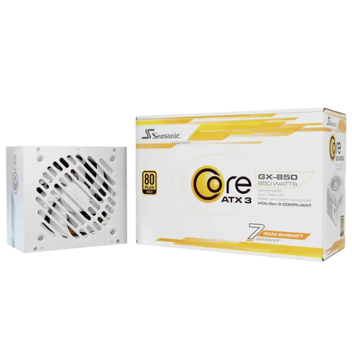 Захранващ блок Seasonic CORE GX White 850W 80+ Gold Fully