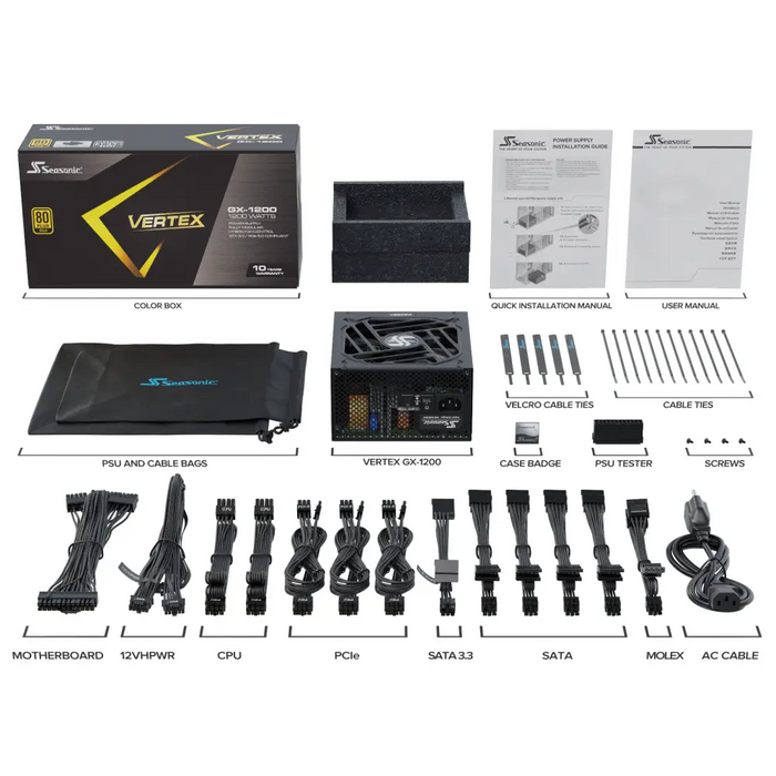 Захранващ блок SEASONIC VERTEX GX-1200 1200W