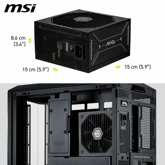 Захранване MSI 306-7ZP1B21-CE0 1000 W 80 Plus Gold ATX