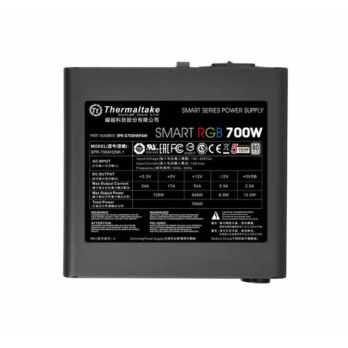 Захранване THERMALTAKE PS-SPR-0700NHSAWE-1 700 W ATX 6 W