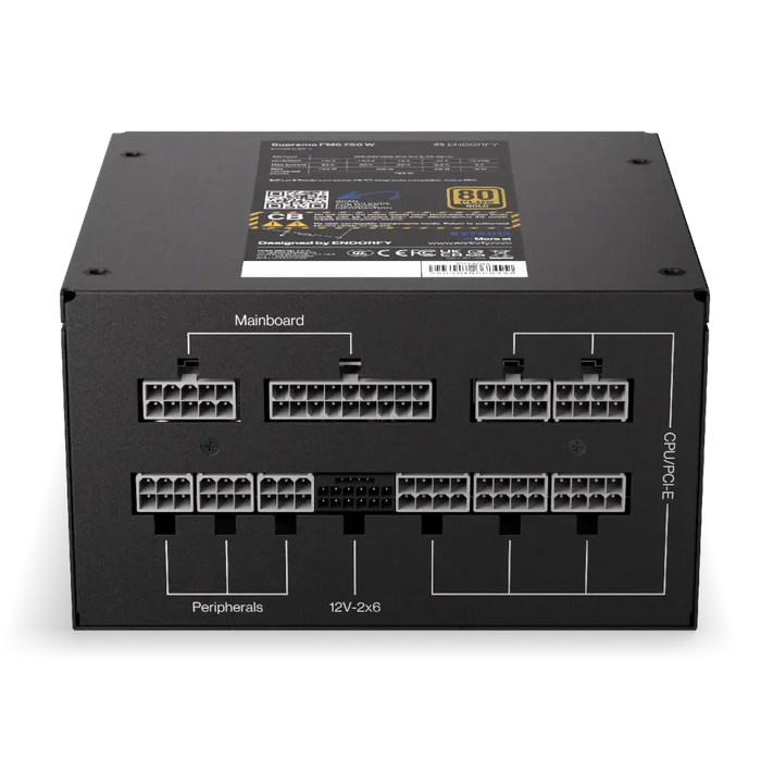 Захранващ блок Endorfy Supremo FM6 750W 80+ Gold PCIe 5.1