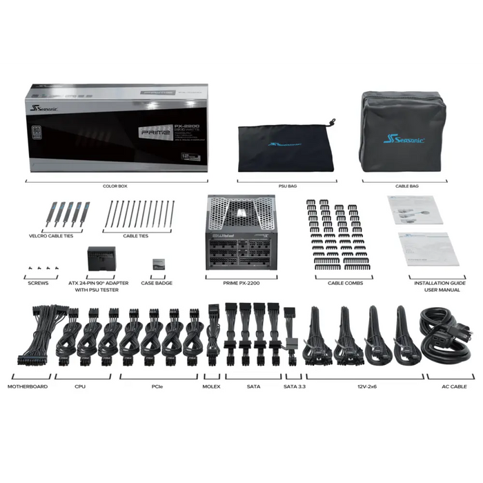 Захранващ блок Seasonic PRIME PX 2200W 80 + Platinum ATX
