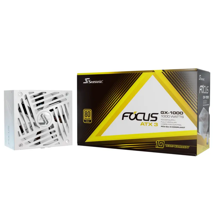 Захранващ блок SEASONIC FOCUS GX-1000 White - 1000W 80+