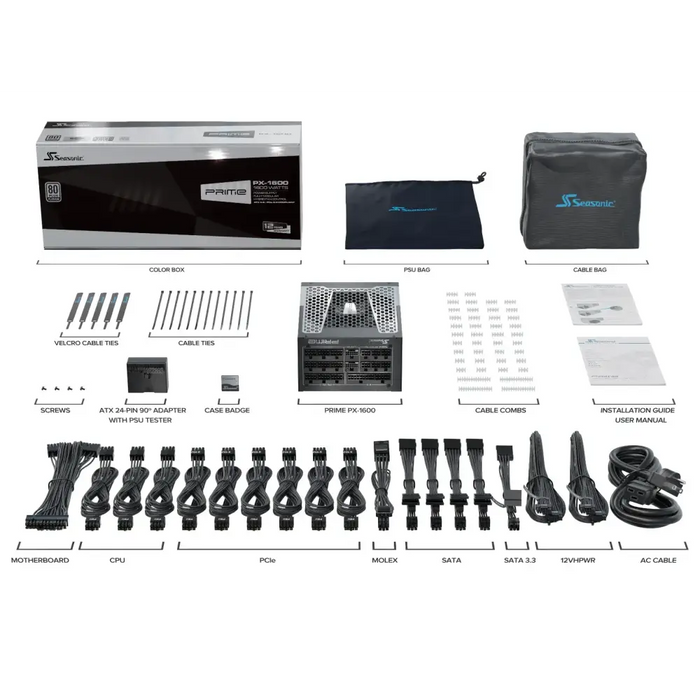 Захранващ блок Seasonic PRIME PX-1600P 1600W