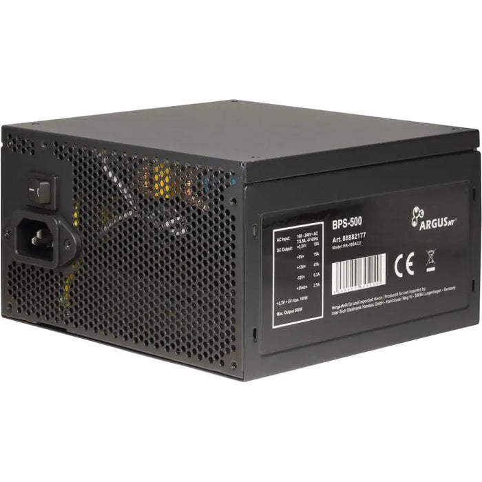Захранващ блок Inter Tech Argus BPS-500 500W 80+ Bronze
