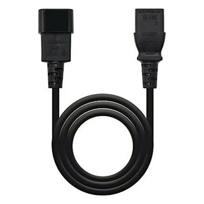 Захранващ кабел NANOCABLE 10.22.0202 1,5 m 1500W Черен 1,5 m