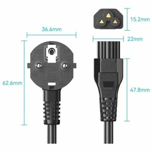 Захранващ кабел Vention ZCKBAC 1,8 m