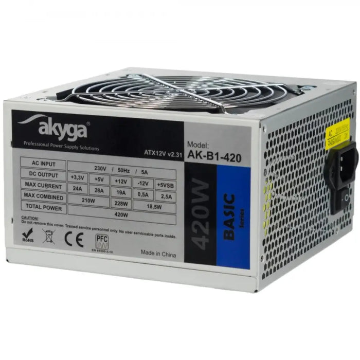 Захранване Akyga AK-B1-420 420 W ATX RoHS CE REACH
