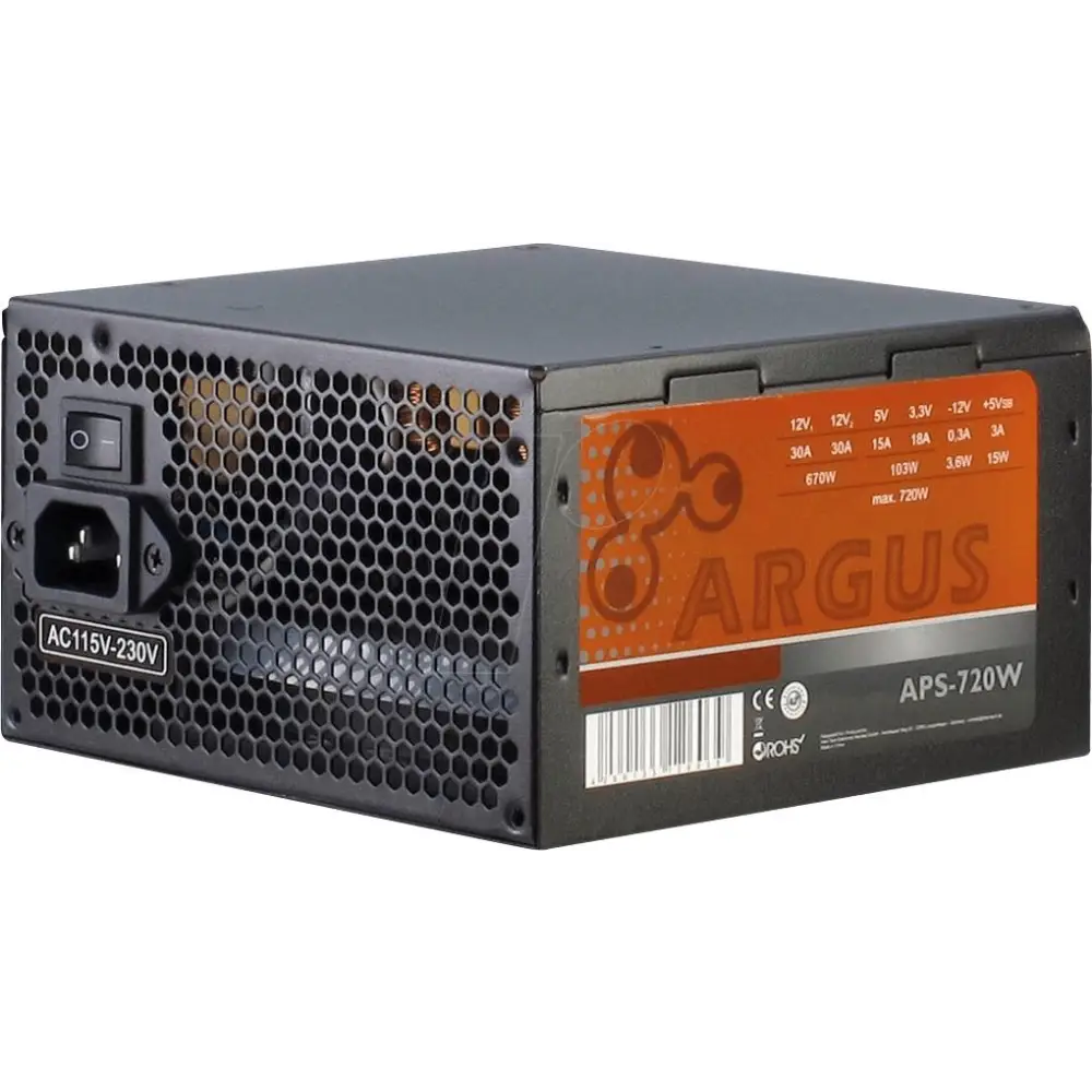Захранващ блок Inter Tech Argus APS-720W 720W ATX 80 + | Купи от SmartX.bg!