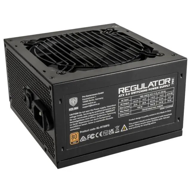 Захранващ блок Kolink Regulator 750W 80 + Gold