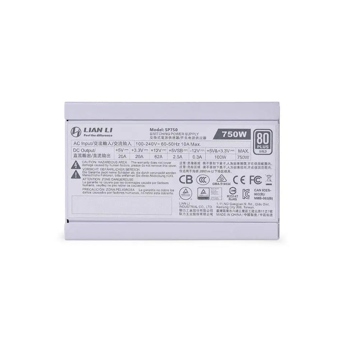 Захранващ блок Lian Li SP750 750W White 80 + Gold SFX