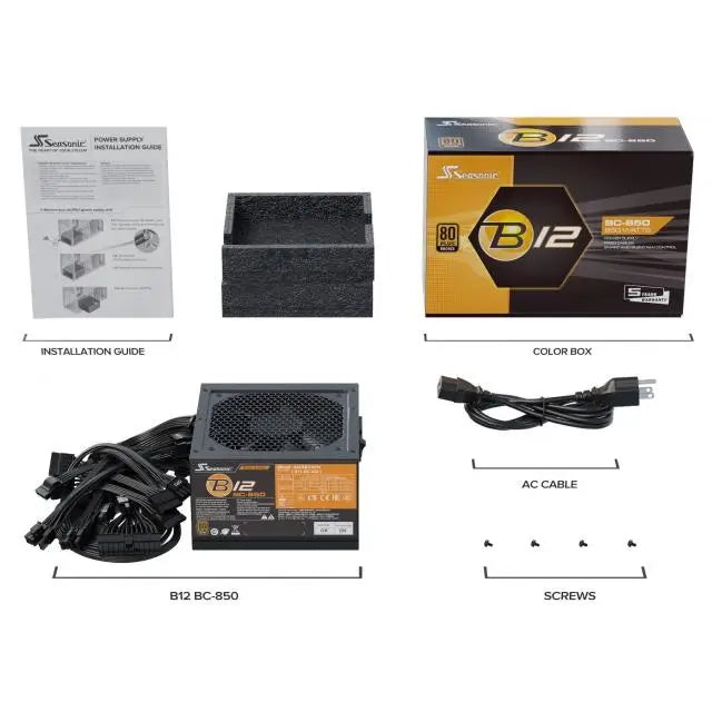 Захранващ блок Seasonic B12-BC-850 850W Bronze 85 +
