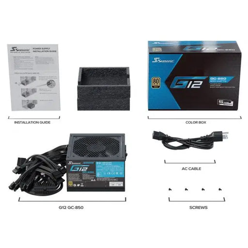 Захранващ блок Seasonic G12-GC-850 850W 80 + GOLD