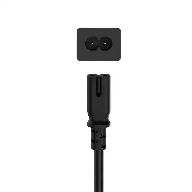 Захранващ кабел Euro-plug 2pin 0.75м,блистерна опаковка