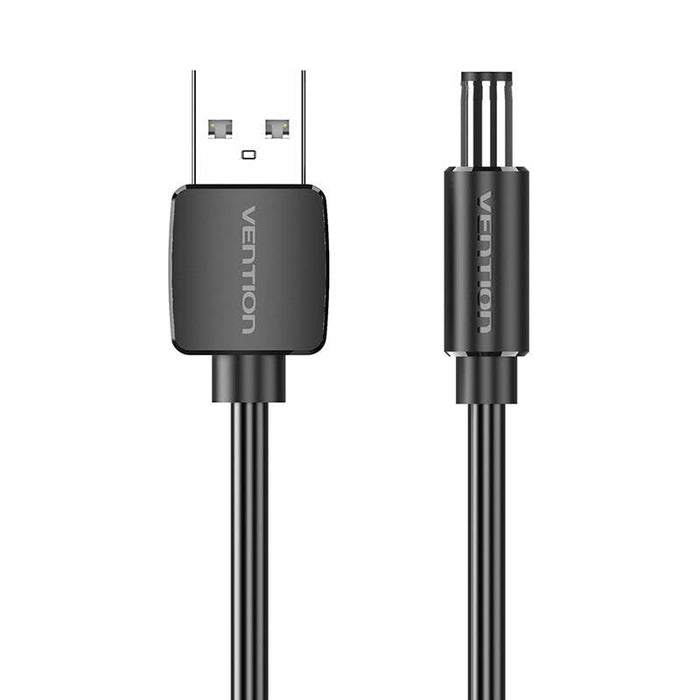 Захранващ кабел Vention CEYBF USB към DC 5.5mm 1m черен