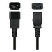 Захранващ кабел NANOCABLE 10.22.0202 1,5 m 1500W Черен 1,5 m