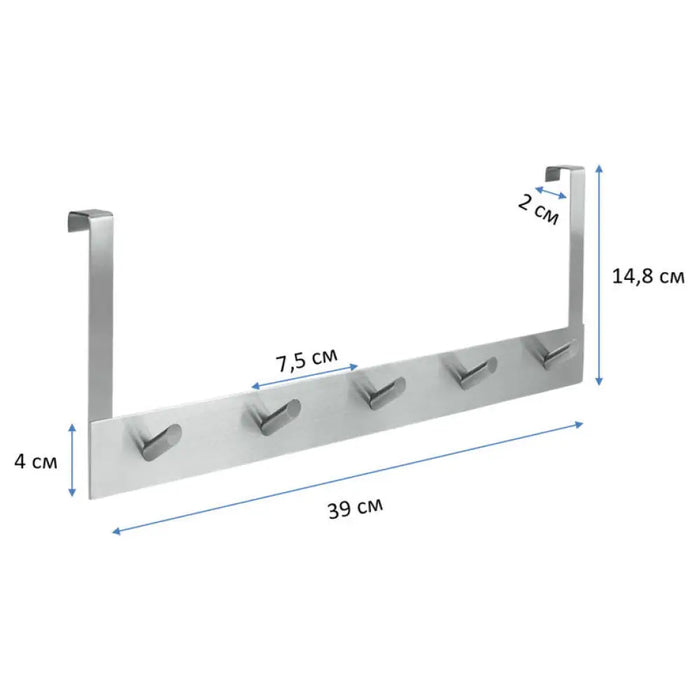 ЗАКАЧАЛКА ЗА ВРАТА 5 КУКИ METALTEX
