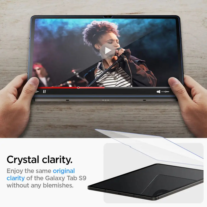 Закалено стъклено фолио Spigen Glas.tR EZ Fit за Samsung