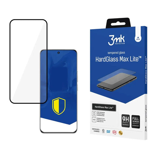 Закалено стъкло 3mk HardGlass Max Lite Black за Honor 200