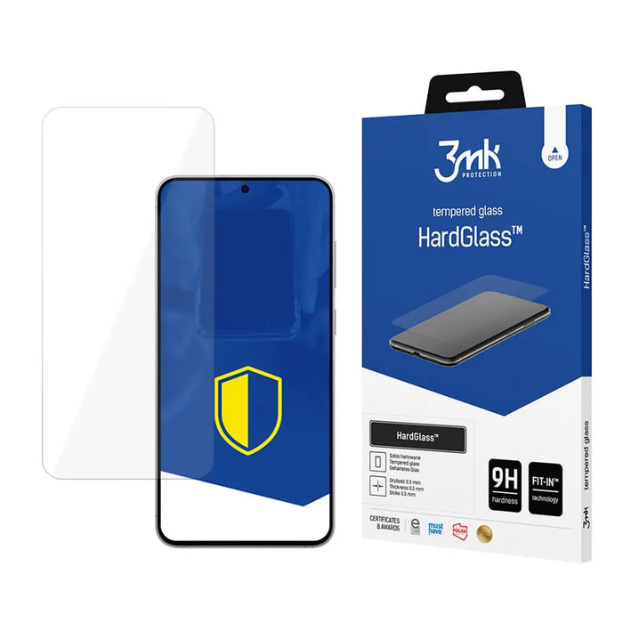 Закалено стъкло 3mk HardGlass за Samsung Galaxy S25 FE