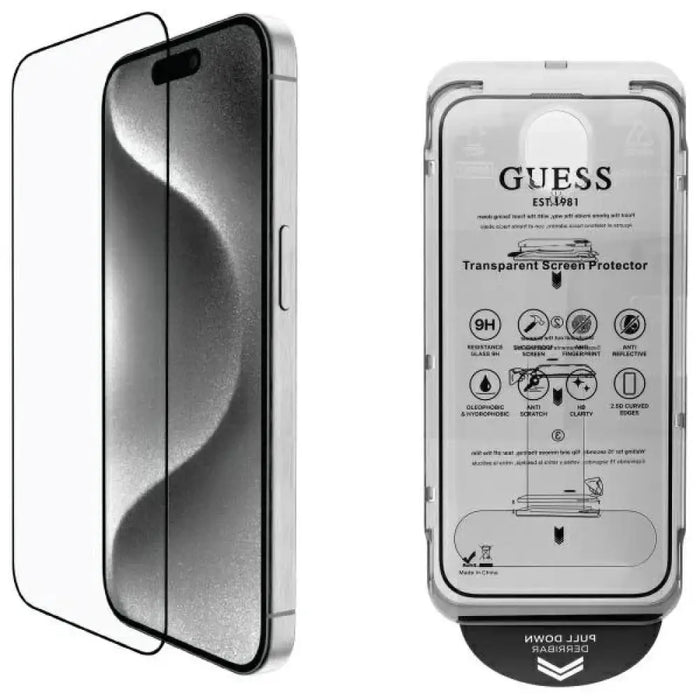 Закалено стъкло Guess Screen Protector 2.5D Outline