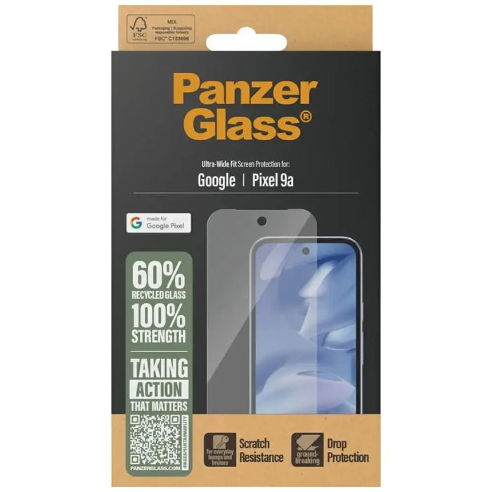 Закалено стъкло PanzerGlass Ultra Wide Fit за Google Pixel